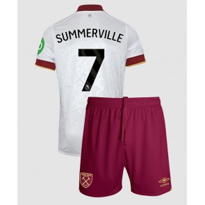 West Ham United Crysencio Summerville #7 Rezervni Dres za Dječji 2024-25 Kratak Rukavima (+ kratke hlače)